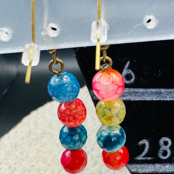 4 Piece Pearl And Bead Necklace, Bracelet, And Earrings Set - Picture 7 of 7